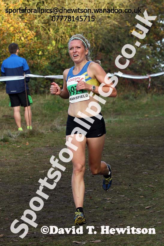Senior women, National Cross Country Relays, Berry Park, Mansfield. Photo: David T. Hewitson/Sports for All Pics